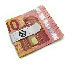 Money clip with black design